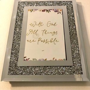 Glittery/Mirrored Picture Frame